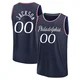 Reggie Jackson ＃00 Youth 2025/26 Philadelphia 76ers Fast Break Navy City Edition Jersey