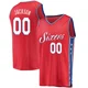 Reggie Jackson ＃00 Youth Red Philadelphia 76ers Fast Break Jersey - Statement Edition
