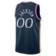 Reggie Jackson ＃00 Youth Swingman 2025/26 Philadelphia 76ers Navy City Edition Jersey