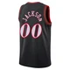 Reggie Jackson ＃00 Youth Swingman Black Philadelphia 76ers Classic Edition Jersey