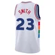 Terquavion Smith ＃23 Youth Swingman 2024/25 Philadelphia 76ers White City Edition Jersey