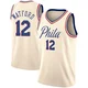 Trendon Watford ＃12 Men's Swingman Cream Philadelphia 76ers Jersey - City Edition