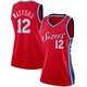 Trendon Watford ＃12 Women's Swingman Red Philadelphia 76ers Jersey - Statement Edition