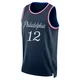 Trendon Watford ＃12 Youth Swingman 2025/26 Philadelphia 76ers Navy City Edition Jersey