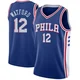 Trendon Watford ＃12 Youth Swingman Blue Philadelphia 76ers Jersey - Icon Edition