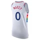Tyrese Maxey ＃0 Men's Authentic 2024/25 Philadelphia 76ers White City Edition Jersey