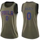 Tyrese Maxey ＃0 Women's Swingman Green Philadelphia 76ers Salute to Service Jersey